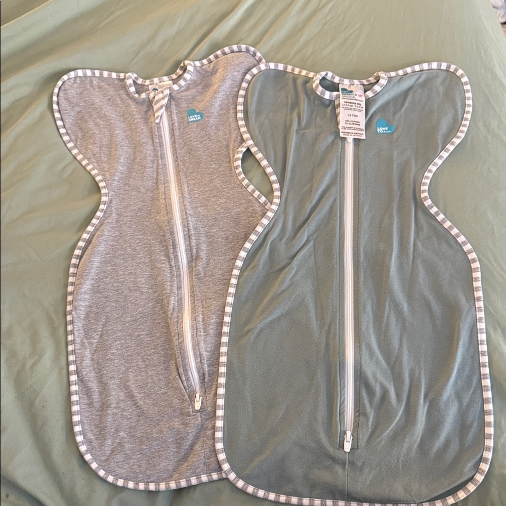 Love to Dream Gray and Sage Sleep Sacks